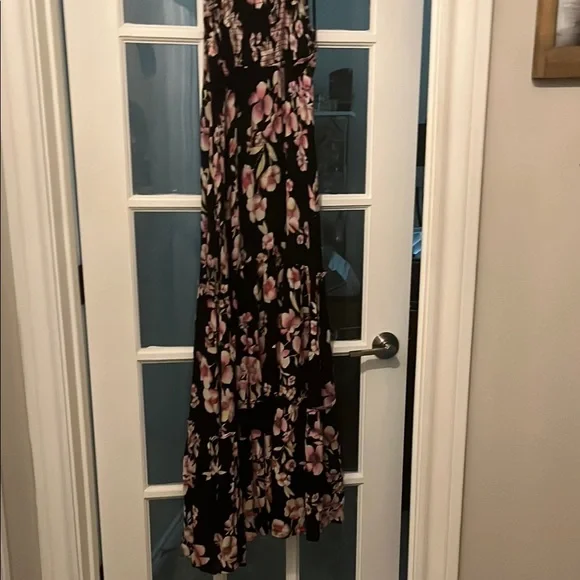 🌸FREE PEOPLE Floral Print Black Maxi Dress🌸🌺 - Picture 5 of 5